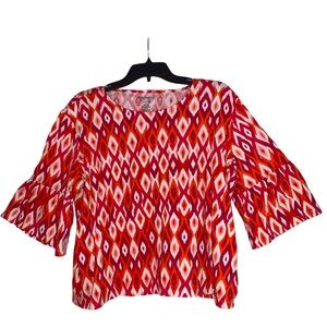 Jones New York Bell Sleeve Shirt xxl